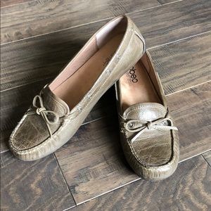ABEO Leather “Marilee” Loafer Flats, 9